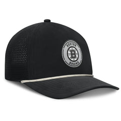 Boston Bruins Fanatics Front Office Performance A-Frame Adjustable Hat - Black | US 201193817