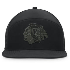 Chicago Blackhawks Fanatics Front Office Adjustable Hat - Black | US 201193823