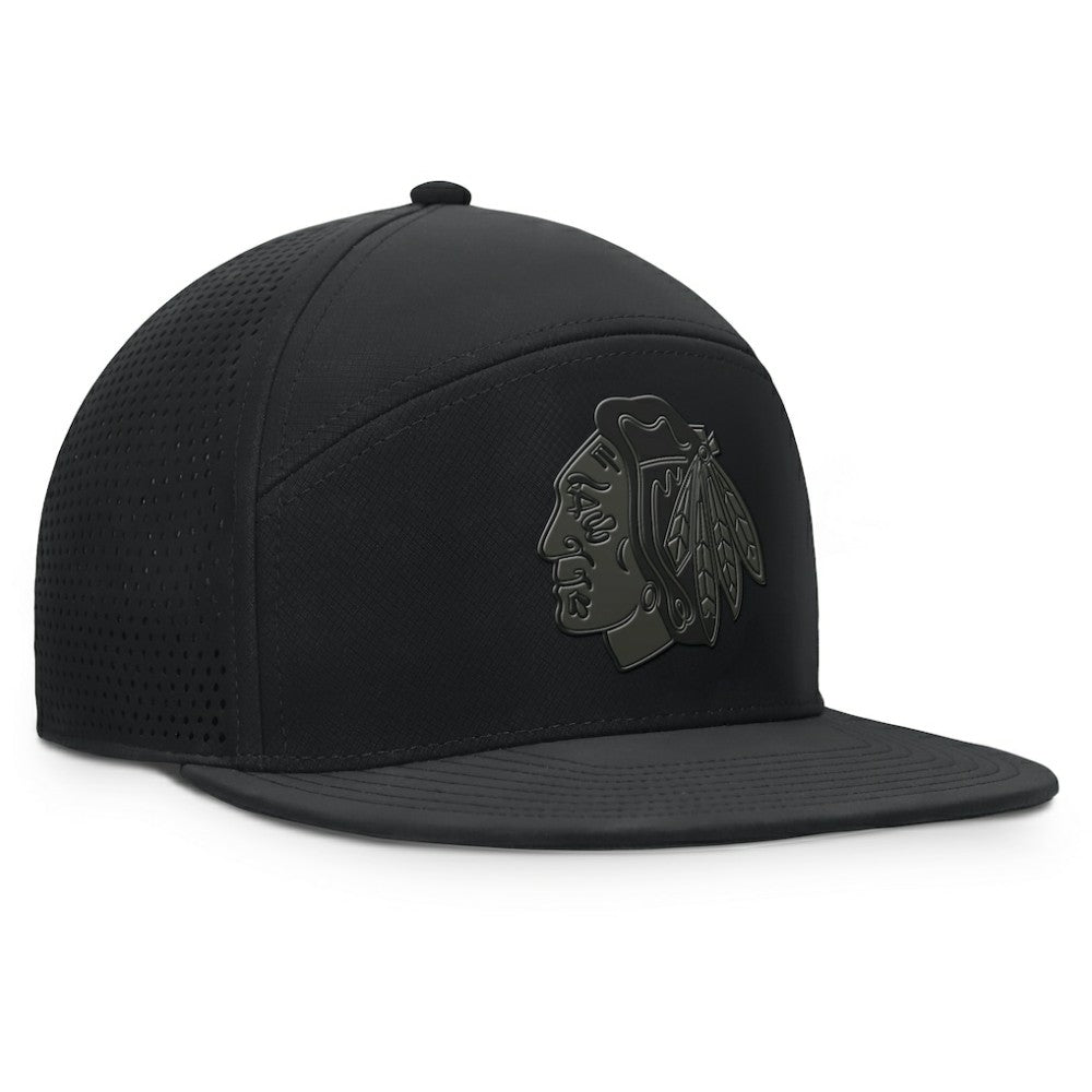 Chicago Blackhawks Fanatics Front Office Adjustable Hat - Black | US 201193823