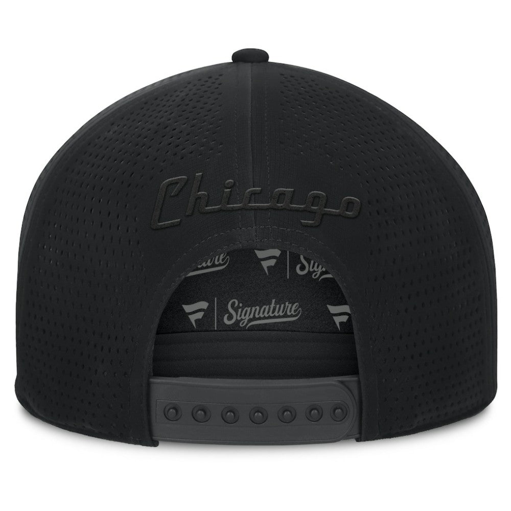 Chicago Blackhawks Fanatics Front Office Adjustable Hat - Black | US 201193823
