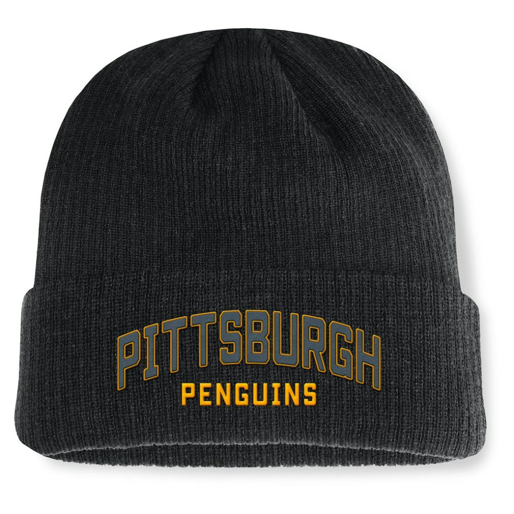 Pittsburgh Penguins Fanatics Andee Cuffed Beanie - Black | US 201193846
