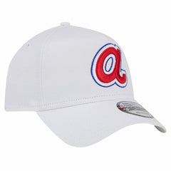 Atlanta Braves New Era TC A-Frame 9FORTY Adjustable Hat - White Hats