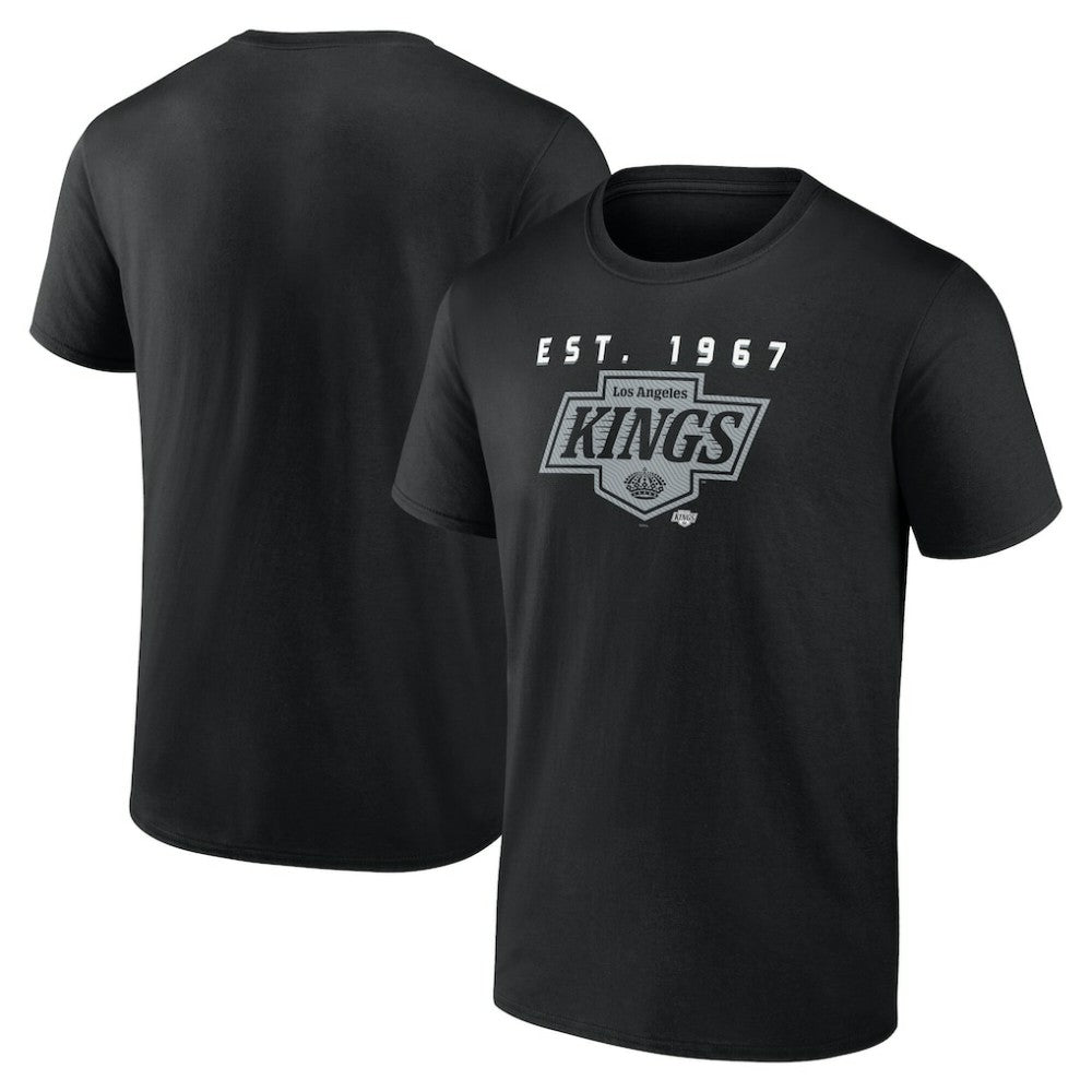 Los Angeles Kings Logo Athletic Coordinate T-Shirt - Black | US 201194621
