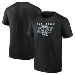 Los Angeles Kings Logo Athletic Coordinate T-Shirt - Black | US 201194621