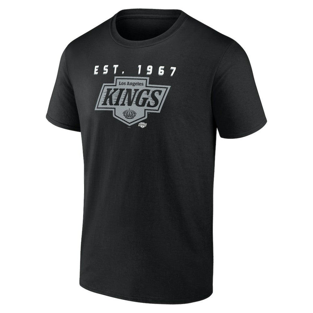Los Angeles Kings Logo Athletic Coordinate T-Shirt - Black | US 201194621
