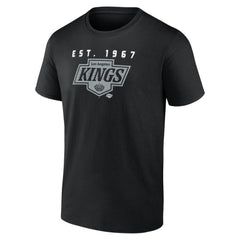 Los Angeles Kings Logo Athletic Coordinate T-Shirt - Black | US 201194621