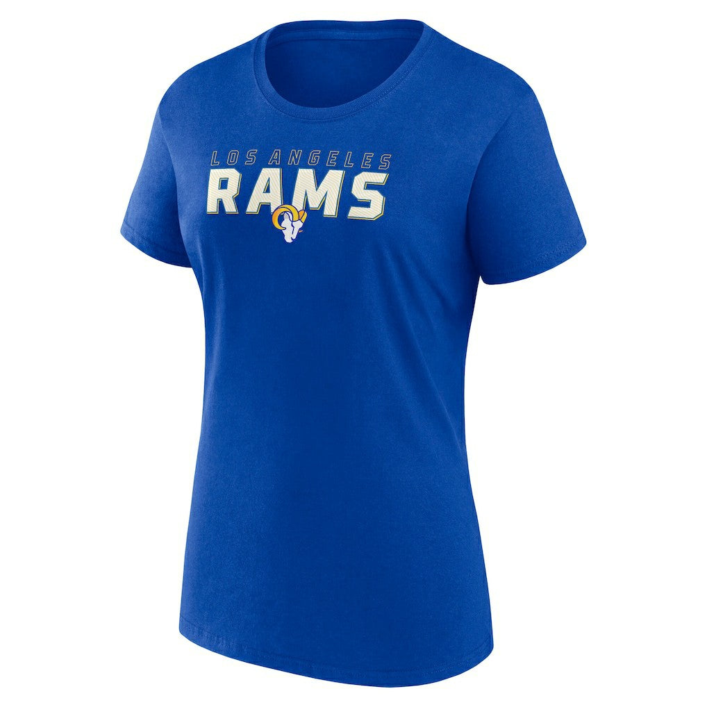 Los Angeles Rams Logo Athletic Women's Lean T-Shirt - Royal T-shirts
