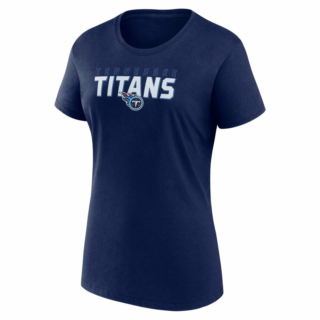 Tennessee Titans Logo Athletic Women's Lean T-Shirt - Navy T-shirts