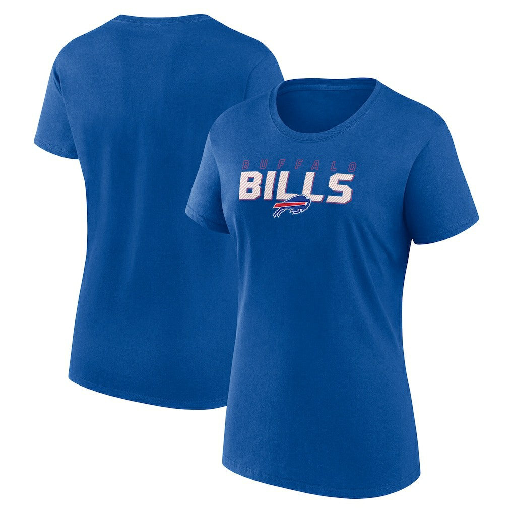 Buffalo Bills Logo Athletic Women's Lean T-Shirt - Royal T-shirts