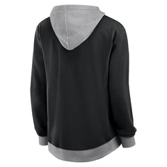 Cincinnati Bengals Logo Athletic Women's Hit It French Terry Full-Zip Hoodie - Black Hoodies
