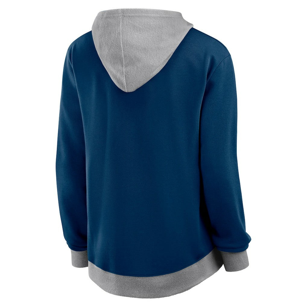 Chicago Bears Logo Athletic Women's Hit It French Terry Full-Zip Hoodie - Navy Hoodies