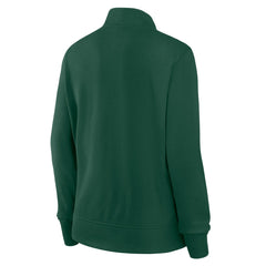 Green Bay Packers Logo Athletic Women's Velocity Quarter-Zip Jacket - Green Jackets