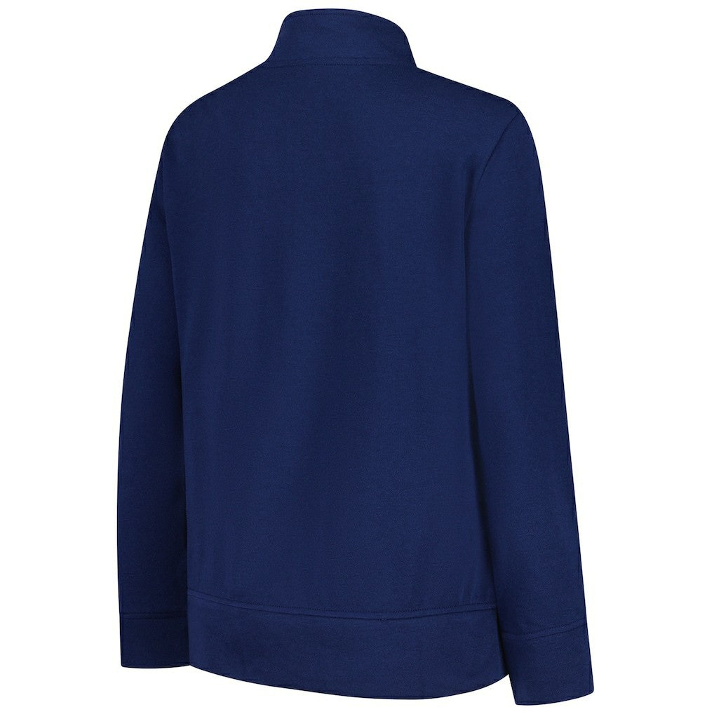 Dallas Cowboys Logo Athletic Women's Velocity Quarter-Zip Jacket - Navy Jackets