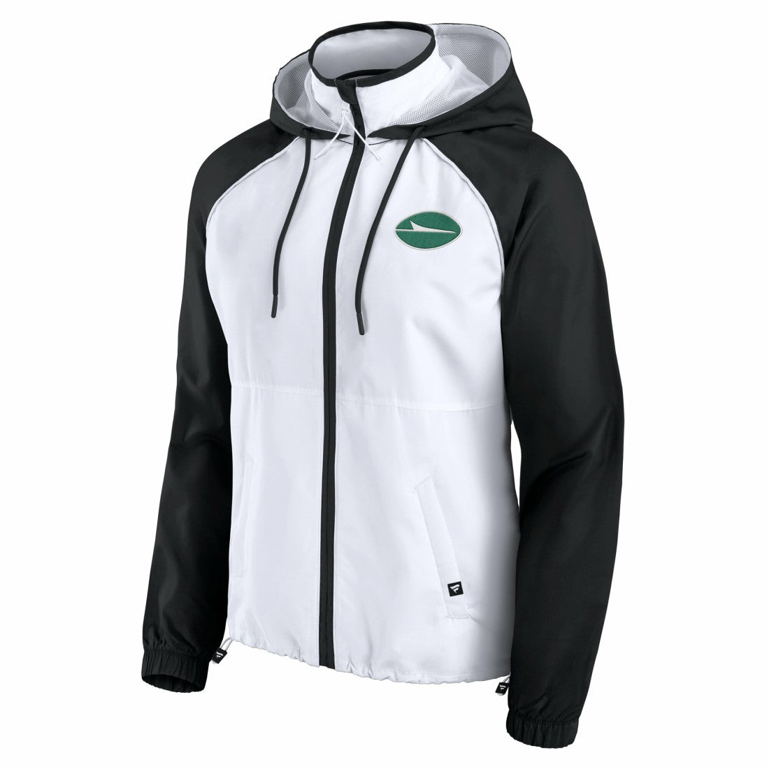 New York Jets Women's Full-Zip Anorak Hoodie Jacket - White Hoodies