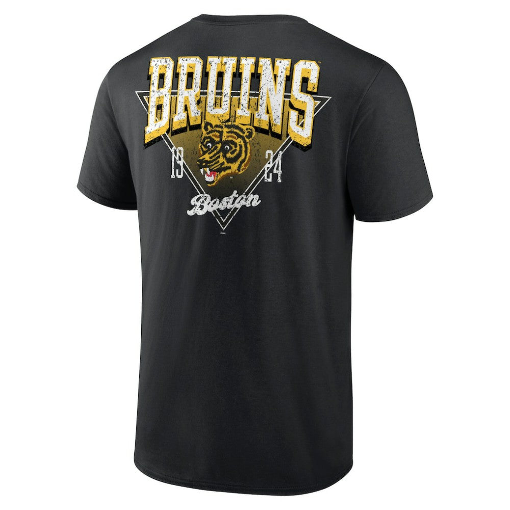 Boston Bruins Logo Athletic Never Over T-Shirt - Black | US 201195155