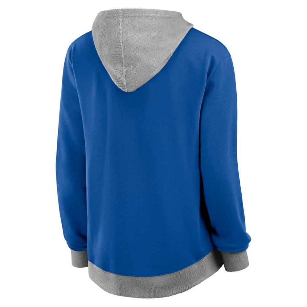 Buffalo Sabres Logo Athletic Women's Hit It French Terry Full-Zip Hoodie - Royal | US 201195276