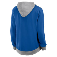 New York Rangers Logo Athletic Women's Hit It French Terry Full-Zip Hoodie - Blue | US 201195278