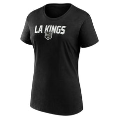 Los Angeles Kings Logo Athletic Women's Launch Scoop Neck T-Shirt - Black | US 201195295