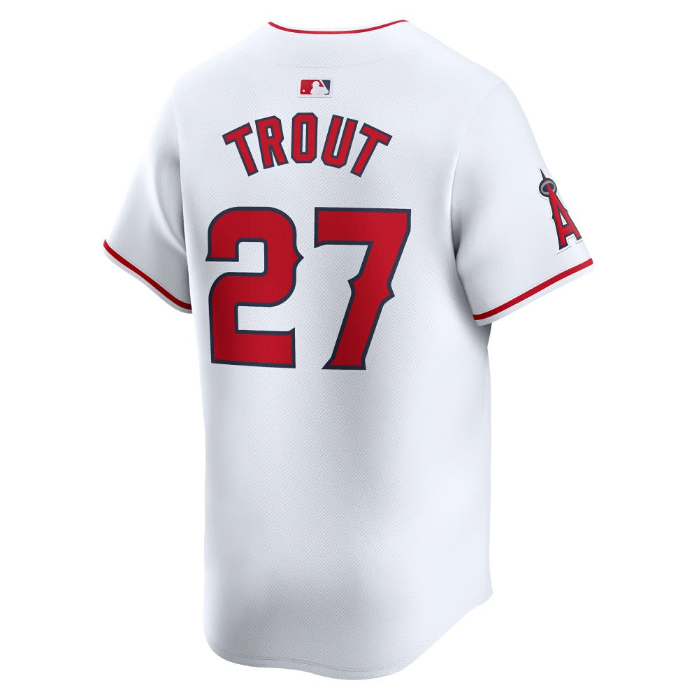 Mike Trout Los Angeles Angels Nike Youth Home Limited Player Jersey - White Jerseys
