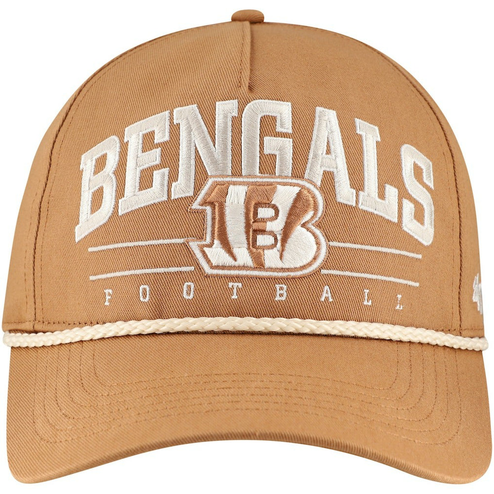 Cincinnati Bengals '47 Roscoe Rope Hitch Adjustable Hat - Tan Hats