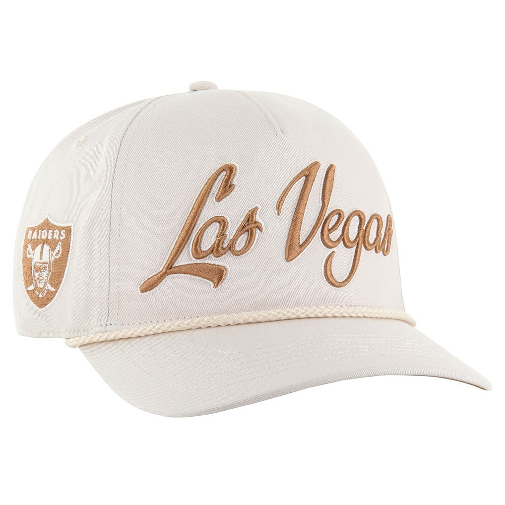 Las Vegas Raiders '47 Overhand Hitch Adjustable Hat - Cream Hats