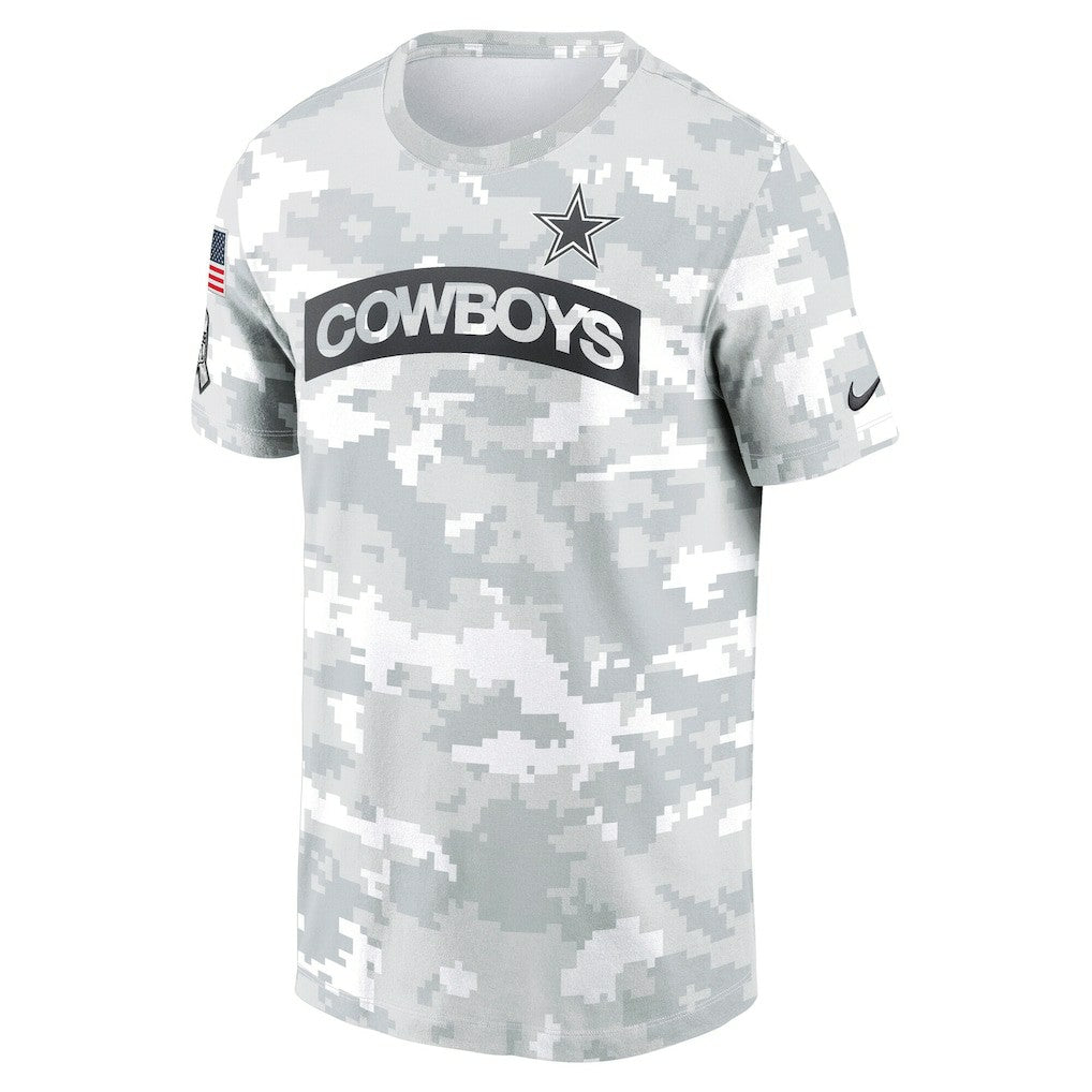 Dallas Cowboys 2024 Salute To Service Performance T-Shirt - Arctic Camo T-shirts