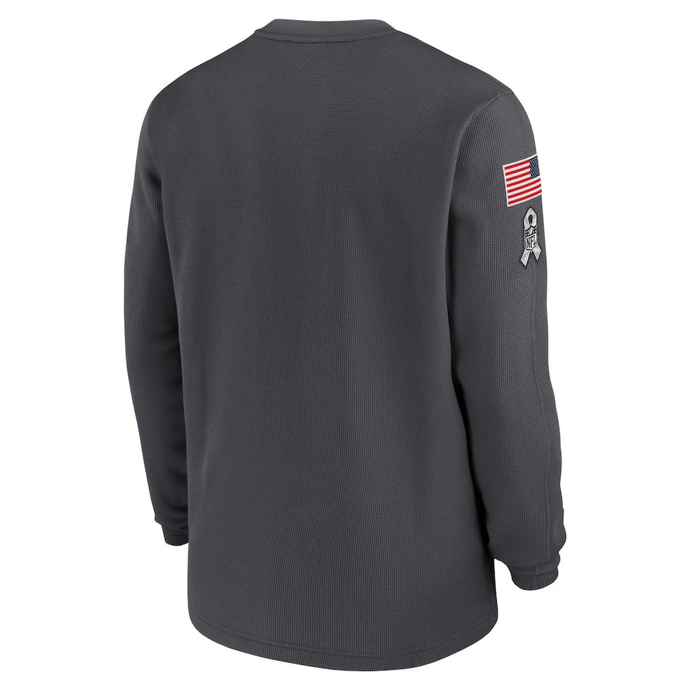 Dallas Cowboys 2024 Salute To Service Long Sleeve T-Shirt - Anthracite T-shirts
