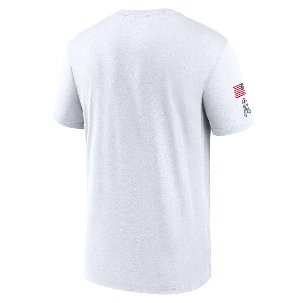 Dallas Cowboys 2024 Salute To Service Legend Performance T-Shirt - White T-shirts