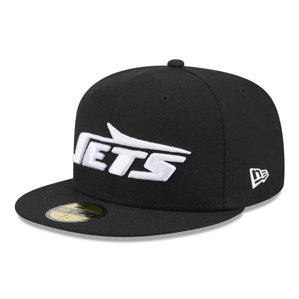 New York Jets New Era Omaha 59FIFTY Fitted Hat - Black Hats