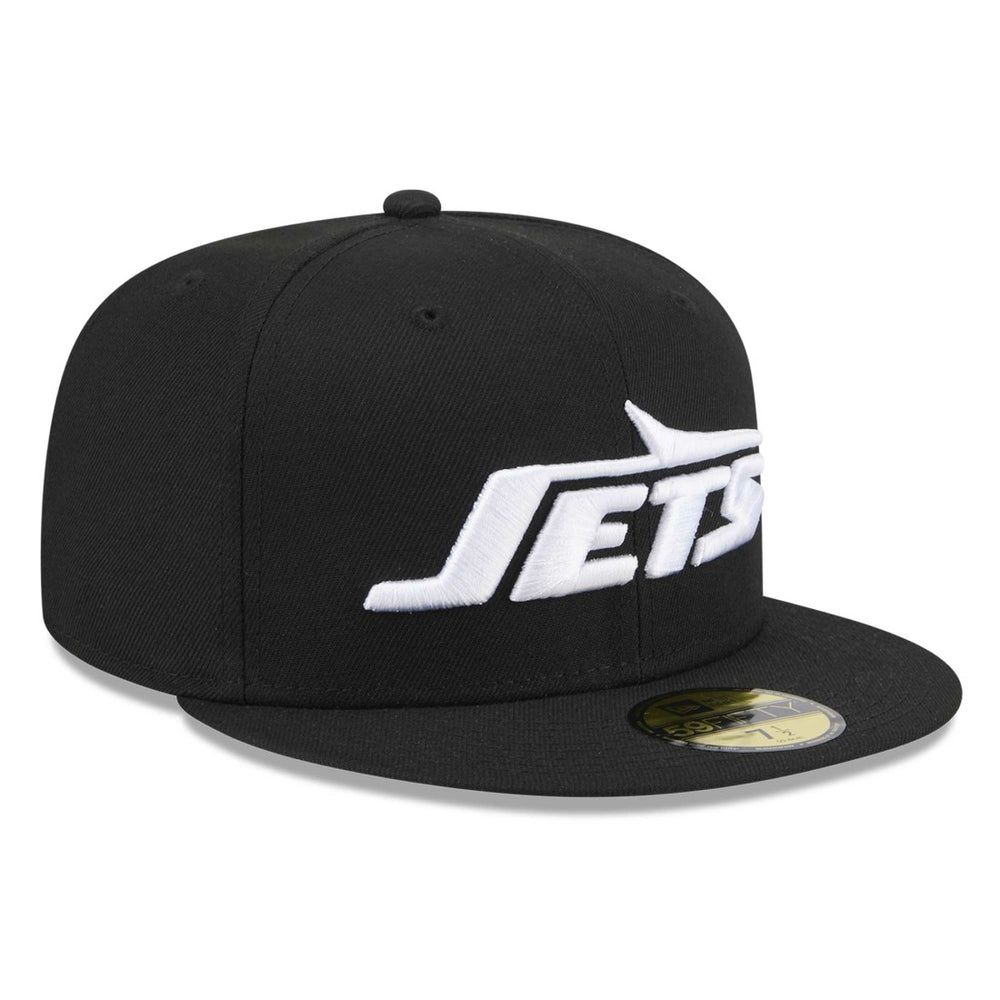 New York Jets New Era Omaha 59FIFTY Fitted Hat - Black Hats