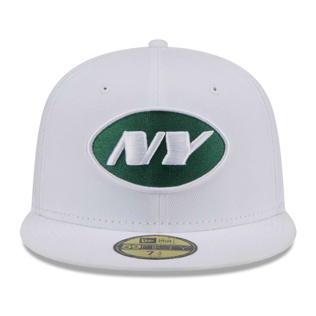 New York Jets New Era Omaha 59FIFTY Fitted Hat - White Hats