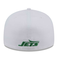 New York Jets New Era Wordmark Omaha 59FIFTY Fitted Hat - White Hats