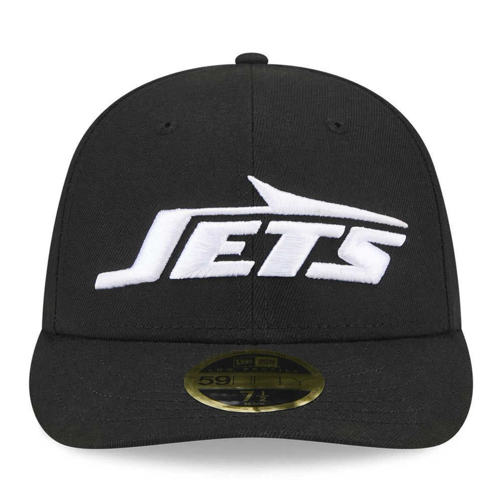 New York Jets New Era Omaha Low Profile 59FIFTY Fitted Hat - Black Hats