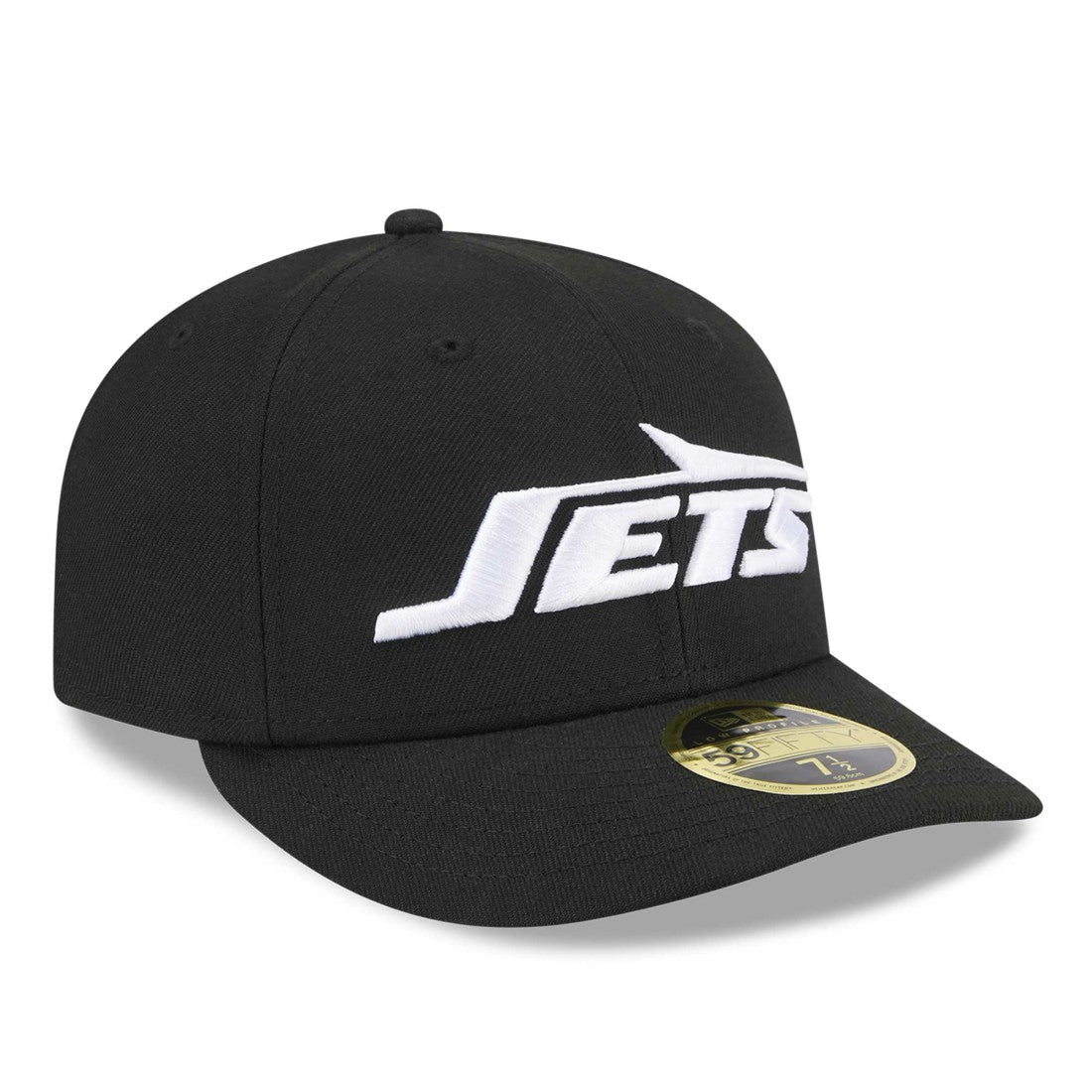 New York Jets New Era Omaha Low Profile 59FIFTY Fitted Hat - Black Hats