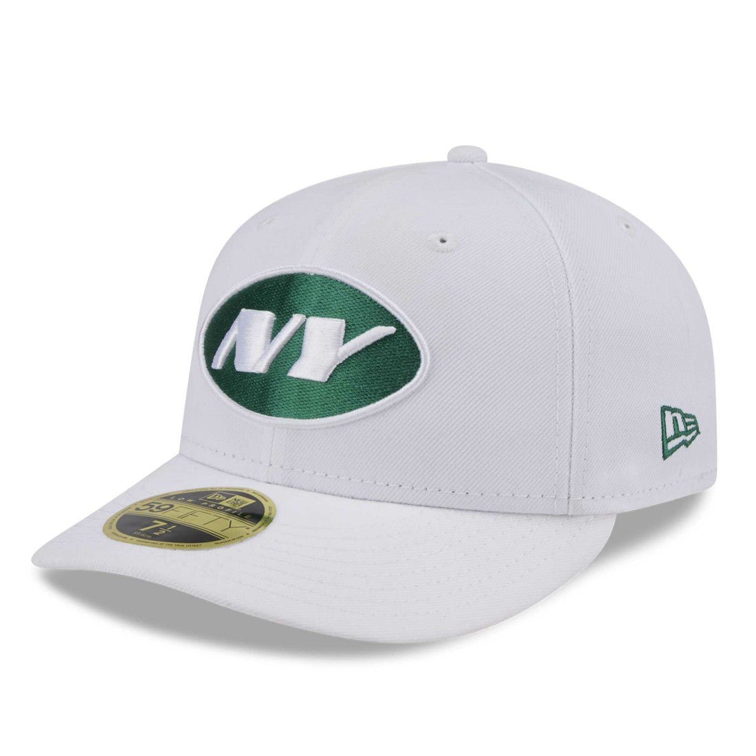 New York Jets New Era Omaha Low Profile 59FIFTY Fitted Hat - White Hats