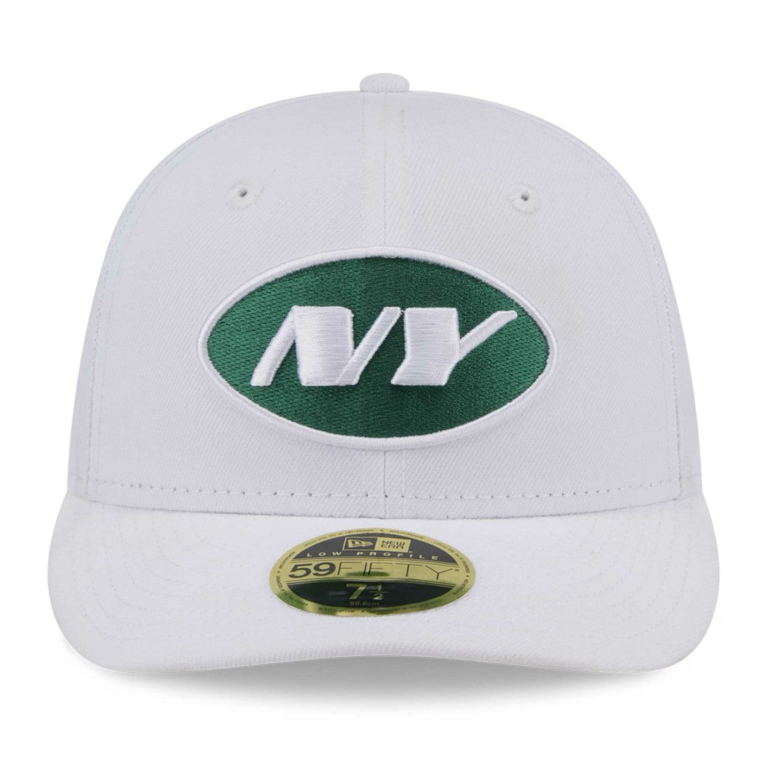 New York Jets New Era Omaha Low Profile 59FIFTY Fitted Hat - White Hats