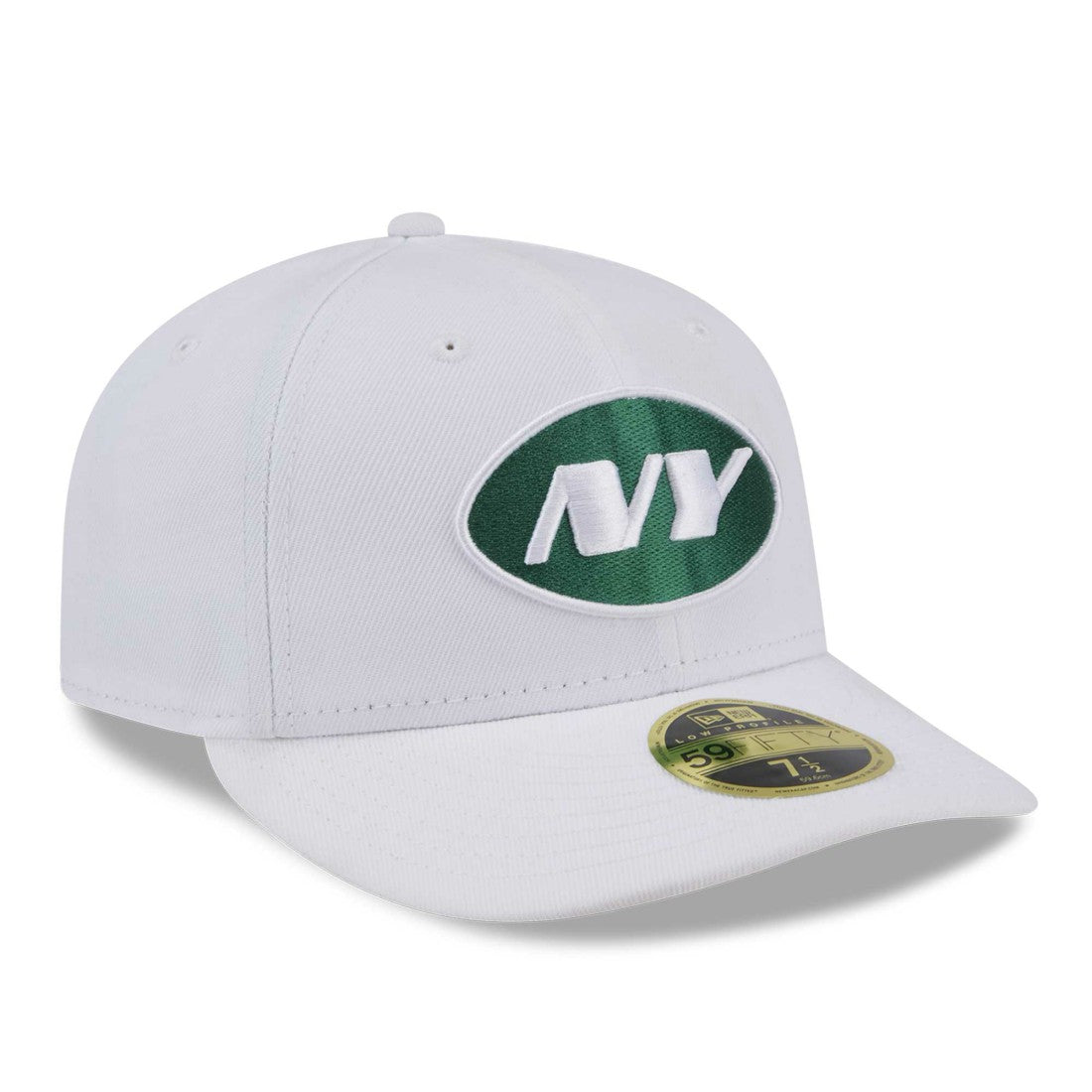 New York Jets New Era Omaha Low Profile 59FIFTY Fitted Hat - White Hats