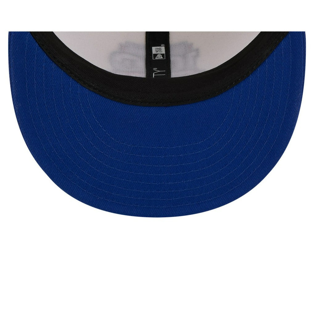 New York Giants New Era 100th Season Two-Tone 9FIFTY Snapback Hat - Cream/Royal Hats