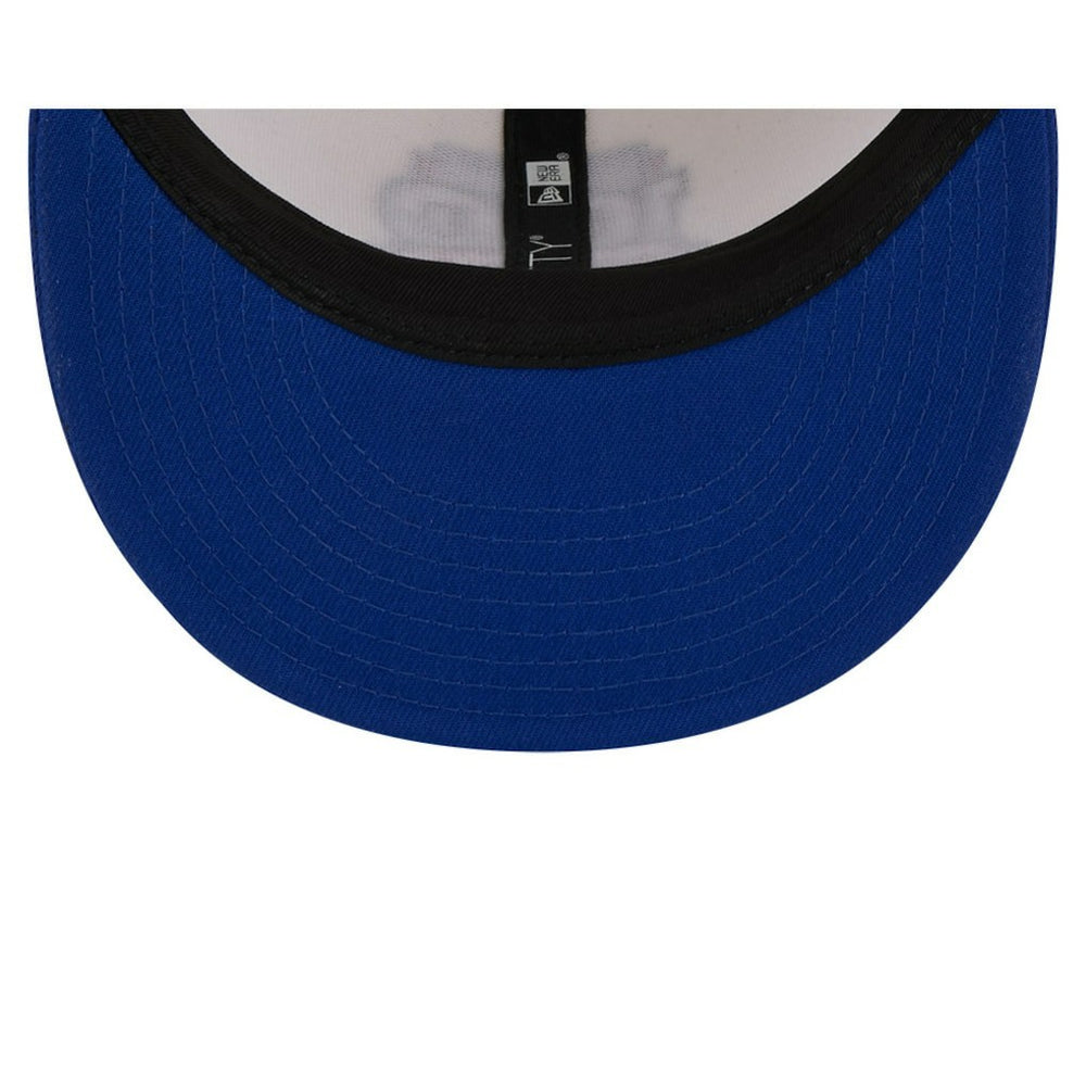 New York Giants New Era 100th Season Two-Tone 9FIFTY Snapback Hat - Cream/Royal Hats