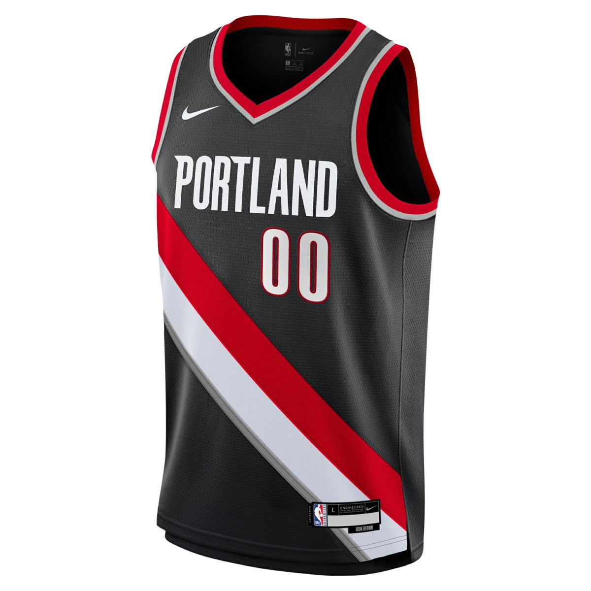 Scoot Henderson Portland Trail Blazers Youth Swingman Jersey Icon Edition Black - Nike