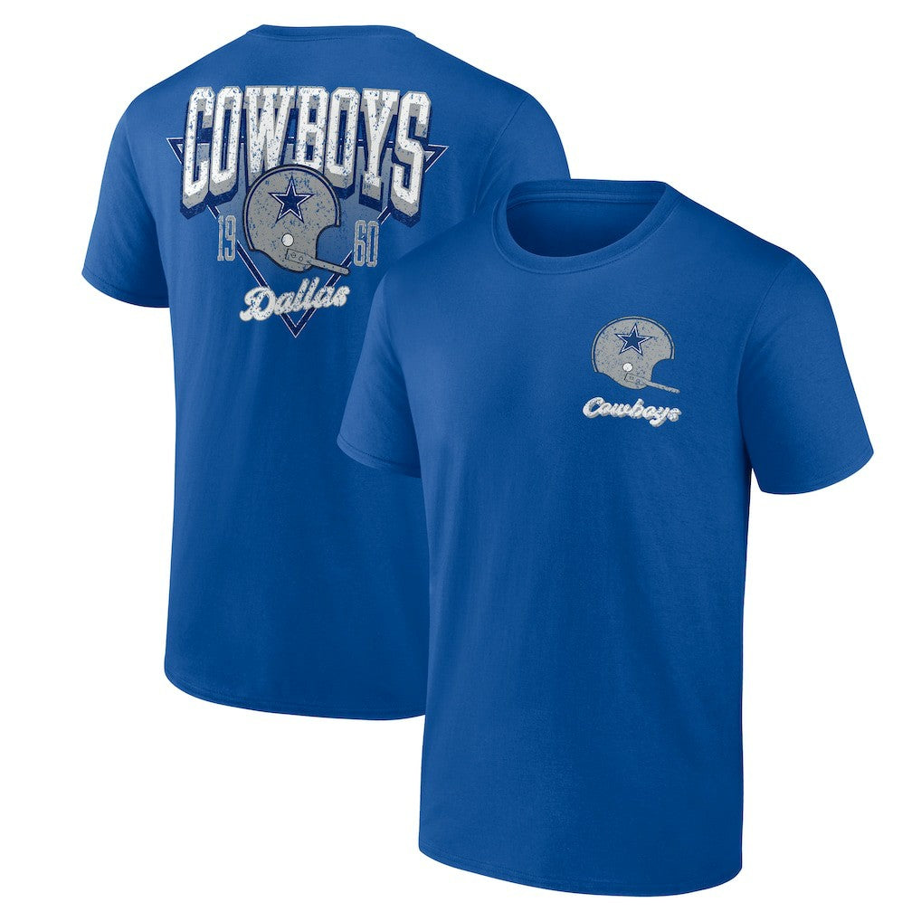 Dallas Cowboys Never Over T-Shirt - Royal T-shirts
