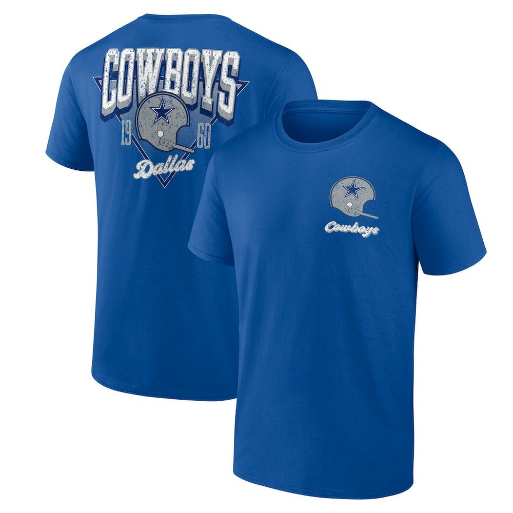 Dallas Cowboys Never Over T-Shirt - Royal T-shirts