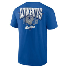 Dallas Cowboys Never Over T-Shirt - Royal T-shirts