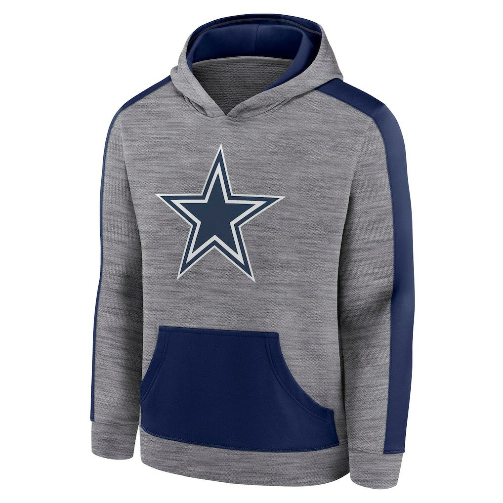 Dallas Cowboys Deliver Pullover Hoodie - Heather Gray Hoodies