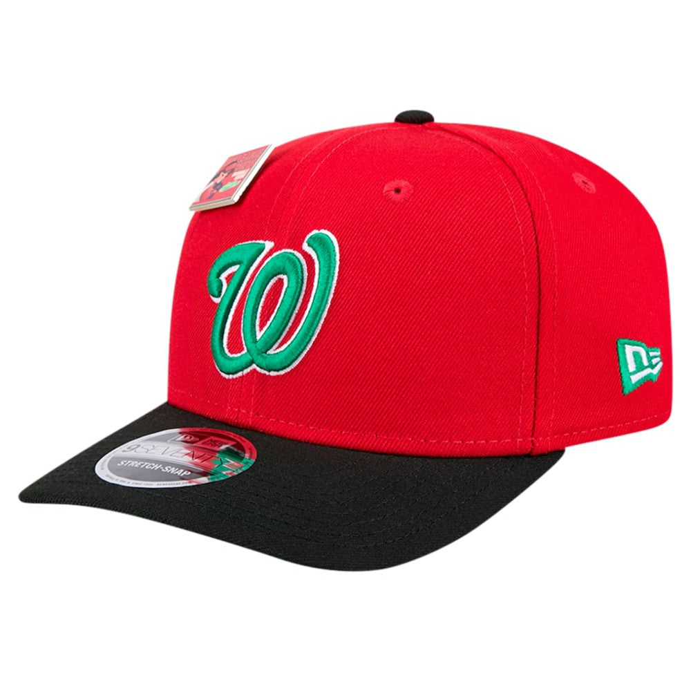 Washington Nationals New Era 2024 Big League Chew Flavor Pack 9SEVENTY Adjustable Hat - Red/Black Hats