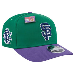 San Francisco Giants New Era 2024 Big League Chew Flavor Pack 9SEVENTY Adjustable Hat - Green/Purple Hats