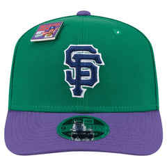San Francisco Giants New Era 2024 Big League Chew Flavor Pack 9SEVENTY Adjustable Hat - Green/Purple Hats