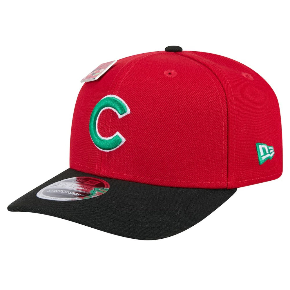 Chicago Cubs New Era 2024 Big League Chew Flavor Pack 9SEVENTY Adjustable Hat - Red/Black Hats