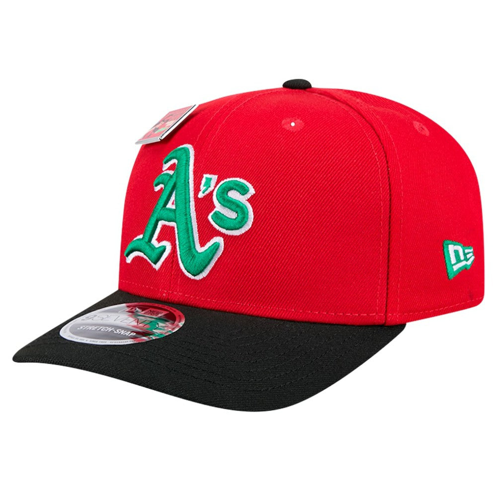 Athletics New Era 2024 Big League Chew Flavor Pack 9SEVENTY Adjustable Hat - Red/Black Hats