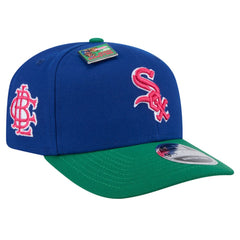 Chicago White Sox New Era 2024 Big League Chew Flavor Pack 9SEVENTY Adjustable Hat - Royal/Green Hats